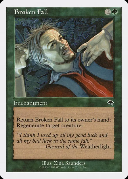 Chute arrêtée, carte Magic BRB 10 — extension Battle Royale Box Set