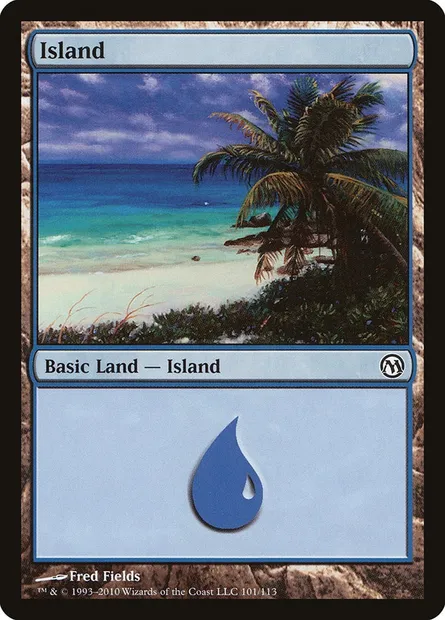Île, carte Magic DPA 101 — extension Duels of the Planeswalkers
