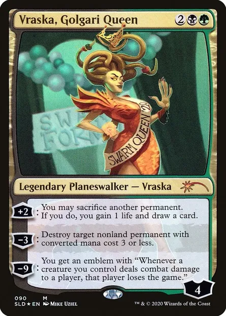 Vraska, Golgari Queen, Magic card SLD 90 — Secret Lair Drop set