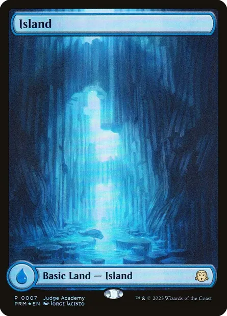Island, Magic card P23 7 — Judge Gift Cards 2023 set