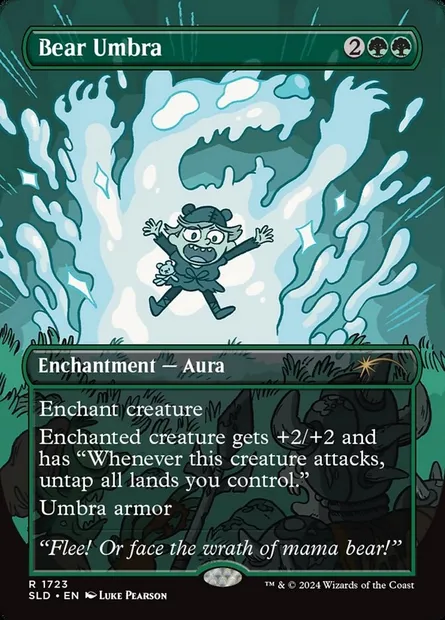Bear Umbra, Magic card SLD 1723 — Secret Lair Drop set