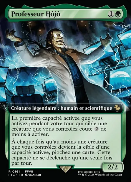 Professeur Hôjô, carte Magic FIC 161 — extension Final Fantasy Commander