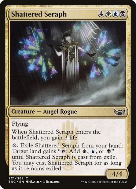 Shattered Seraph, Magic card SNC 221 — Streets of New Capenna set