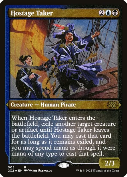 Hostage Taker, Magic card 2X2 505 — Double Masters 2022 set