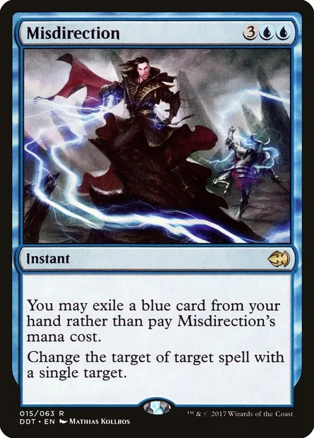 Misdirection, Magic card DDT 15 — Duel Decks: Merfolk vs. Goblins set