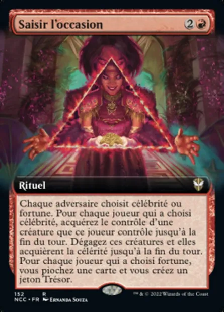 Saisir l'occasion, carte Magic NCC 152 — extension New Capenna Commander