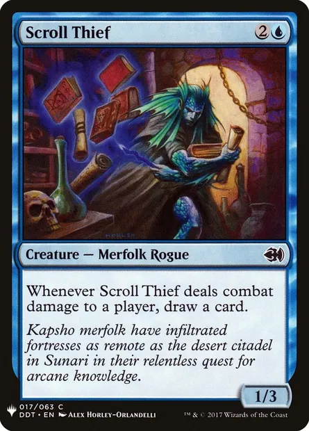 Scroll Thief, Magic card PLST DDT-17 — The List set