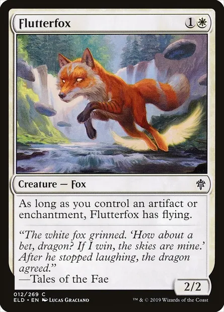 Flutterfox, Magic card ELD 12 — Throne of Eldraine set