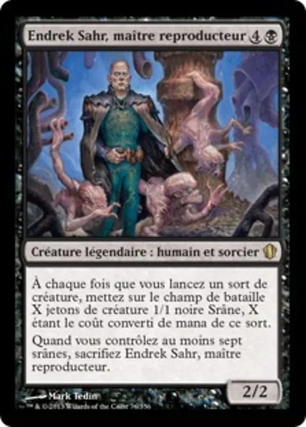 Endrek Sahr, maître reproducteur, carte Magic C13 76 — extension Commander 2013
