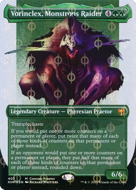 Vorinclex, Monstrous Raider, Magic card KHM 407 — Kaldheim set