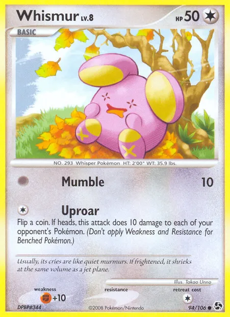 Chuchmur, carte Pokémon GE 94 — extension Duels au Sommets