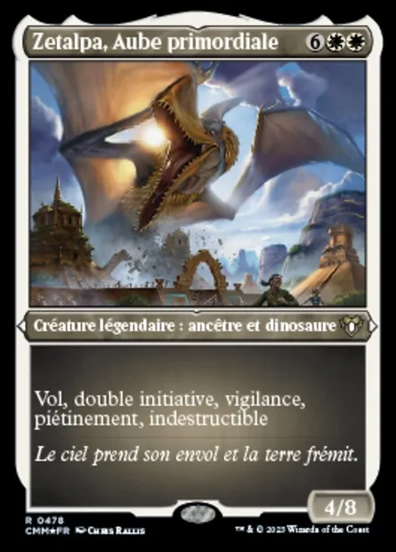 Zetalpa, Aube primordiale, carte Magic CMM 478 — extension Commander Masters