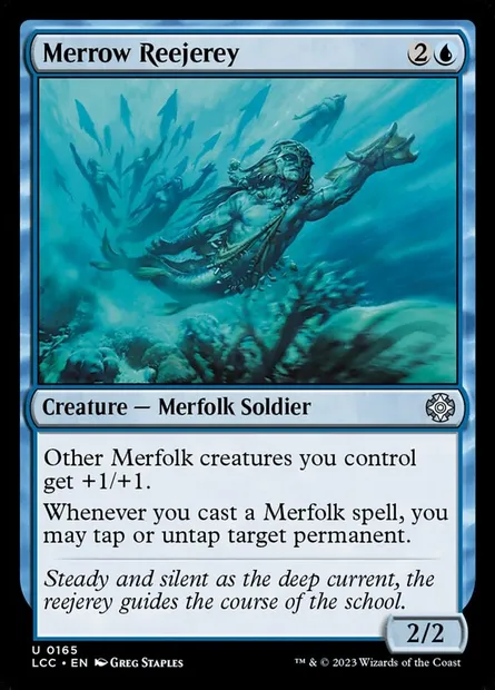 Merrow Reejerey, Magic card LCC 165 — The Lost Caverns of Ixalan Commander set
