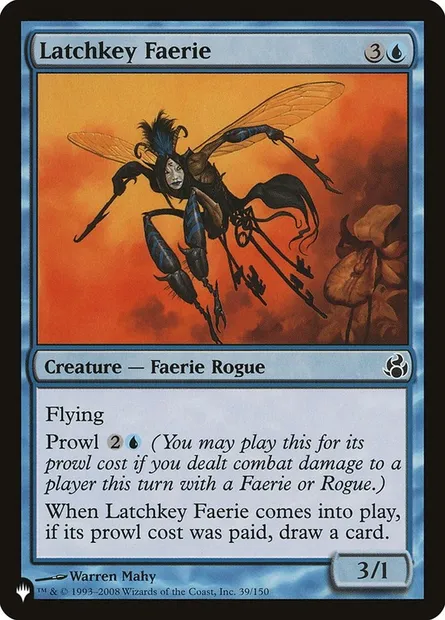 Latchkey Faerie, Magic card PLST MOR-39 — The List set