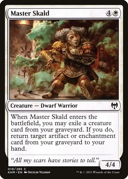 Master Skald, Magic card KHM 19 — Kaldheim set