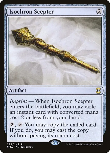 Isochron Scepter, Magic card EMA 223 — Eternal Masters set