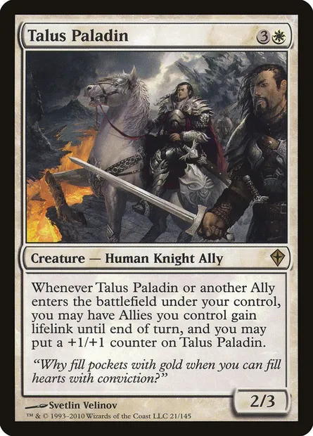 Talus Paladin, Magic card WWK 21 — Worldwake set