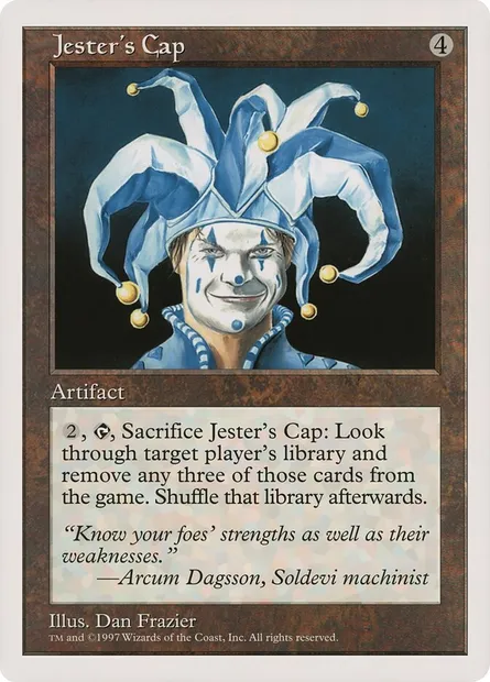 Jester's Cap, Magic card O90P 4 — Oversized 90's Promos set