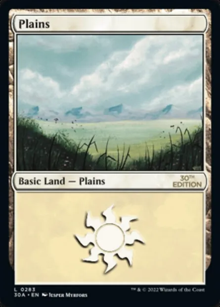 Plaine, carte Magic 30A 283 — extension 30th Anniversary Edition