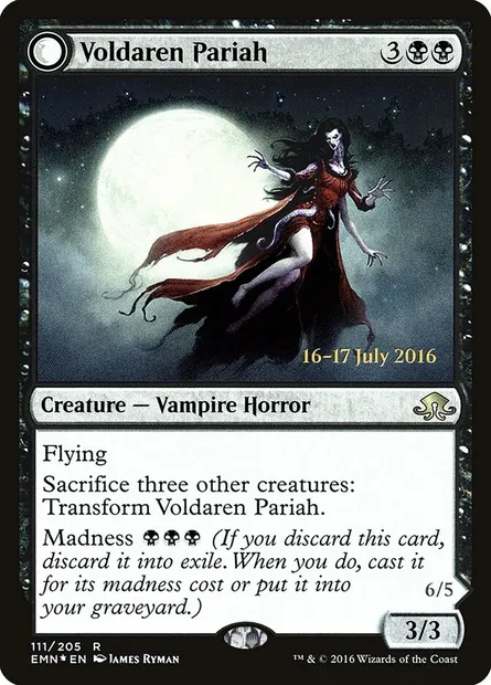 Paria Voldaren // Abolisseuse des lignées de sang, carte Magic PEMN 111s — extension Eldritch Moon Promos