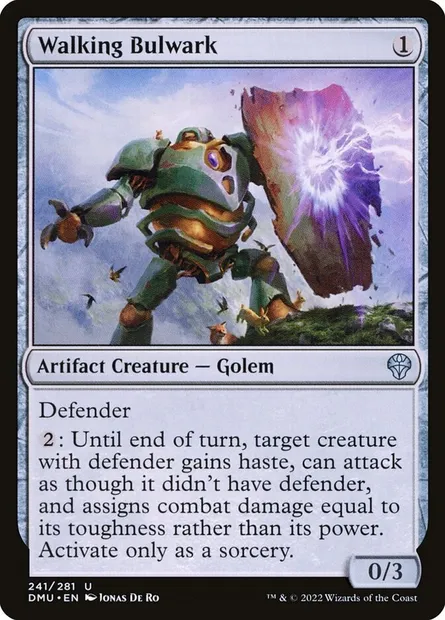 Walking Bulwark, Magic card DMU 241 — Dominaria United set
