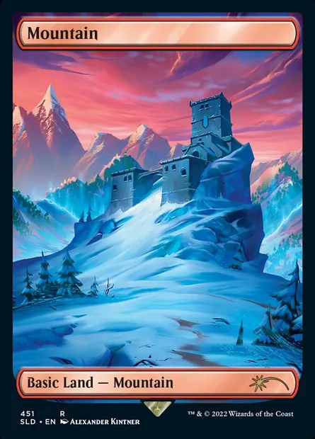 Mountain, Magic card SLD 451 — Secret Lair Drop set