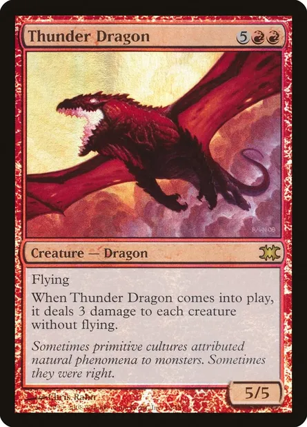 Thunder Dragon, Magic card DRB 14 — From the Vault: Dragons set