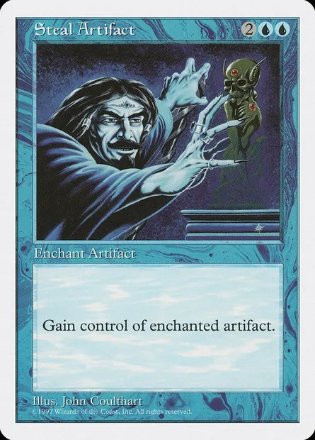 Vol d'artefact, carte Magic 5ED 128 — extension Cinquième Edition