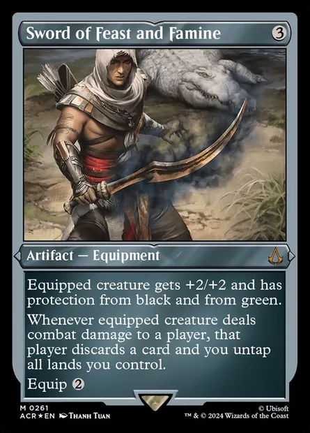 Sword of Feast and Famine, Magic card ACR 261 — Assassin's Creed set