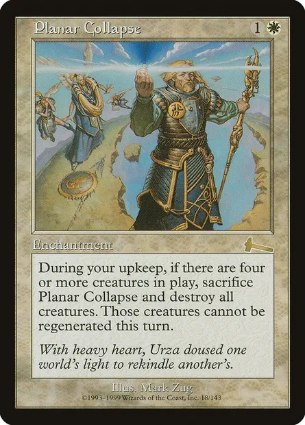 Planar Collapse, Magic card ULG 18 — Urza's Legacy set