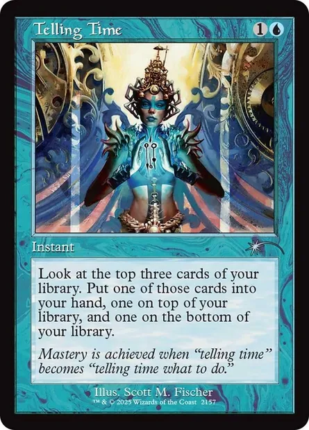 Telling Time, Magic card SLD 2157 — Secret Lair Drop set