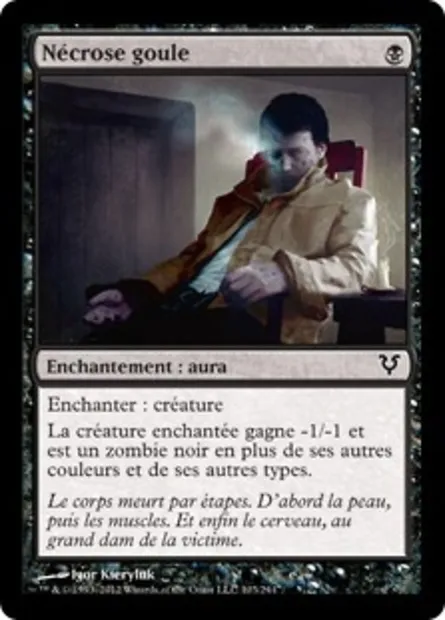 Nécrose goule, carte Magic AVR 103 — extension Avacyn ressuscitée