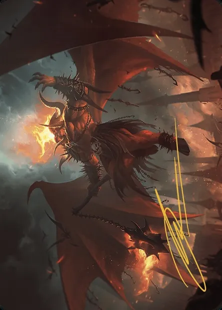 Rakdos, Patron of Chaos // Rakdos, Patron of Chaos, Magic card AMKM 22 — Murders at Karlov Manor Art Series set
