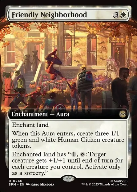 Friendly Neighborhood, Magic card SPM 246 — Marvel's Spider-Man set