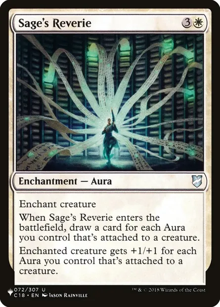 Sage's Reverie, Magic card PLST C18-72 — The List set