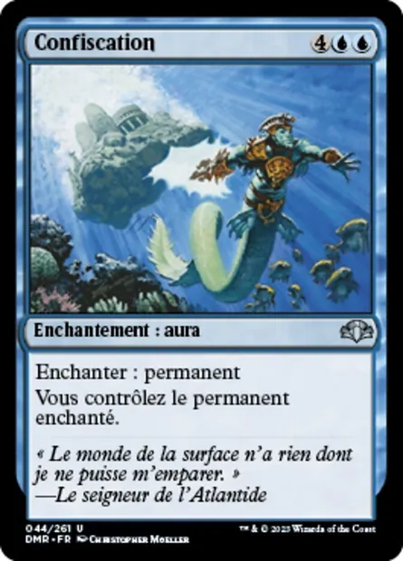 Confiscation, carte Magic DMR 44 — extension Dominaria Remastered