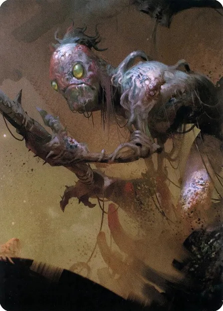 Mold Folk // Mold Folk, carte Magic ACLB 23 — extension Battle for Baldur's Gate Art Series