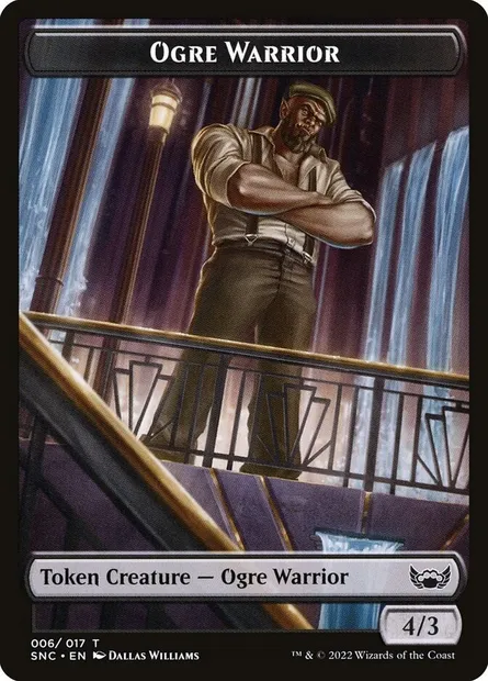 Ogre Warrior, Magic card TSNC 6 — Streets of New Capenna Tokens set
