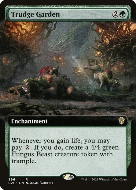 Trudge Garden, Magic card C21 396 — Commander 2021 set