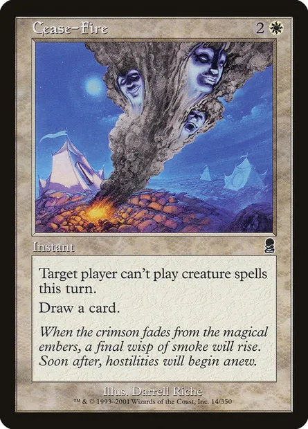 Cessez-le-feu, carte Magic ODY 14 — extension Odyssée