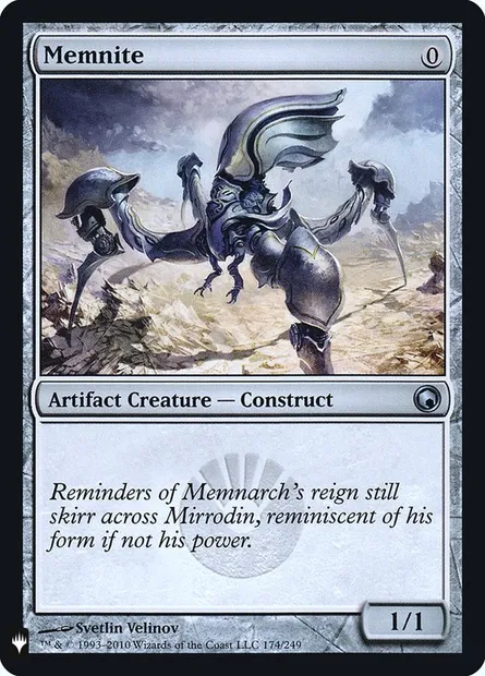 Memnite, carte Magic PLST SOM-174 — extension The List