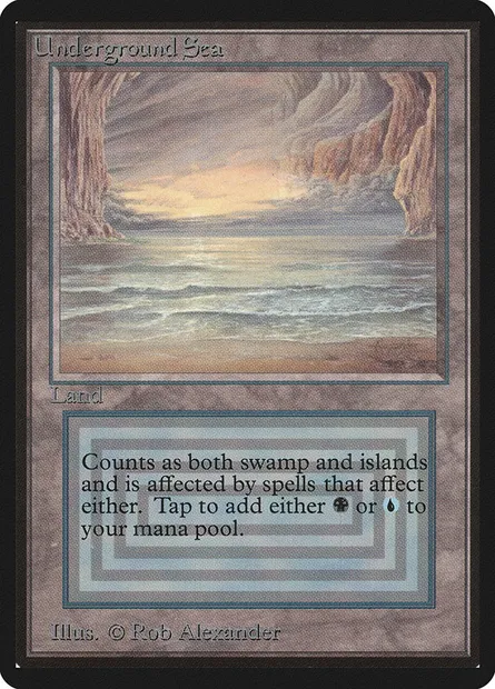 Mer souterraine, carte Magic LEB 286 — extension Limited Edition Beta