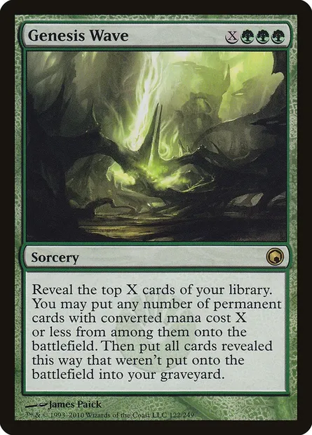 Genesis Wave, Magic card SOM 122 — Scars of Mirrodin set