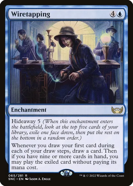 Wiretapping, Magic card PSNC 65p — Streets of New Capenna Promos set