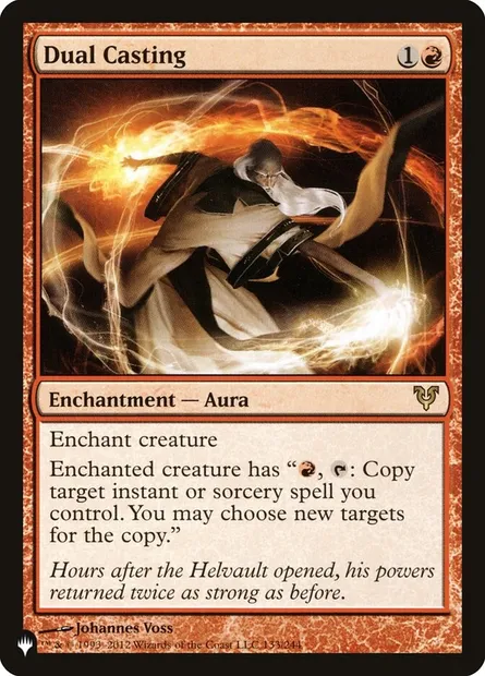 Dual Casting, Magic card PLST AVR-133 — The List set