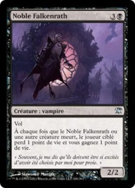 Noble Falkenrath, carte Magic ISD 100 — extension Innistrad