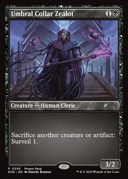 Umbral Collar Zealot, Magic card EOE 395 — Edge of Eternities set