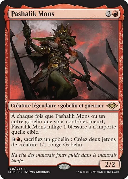 Pashalik Mons, carte Magic MH1 138 — extension Horizons du Modern