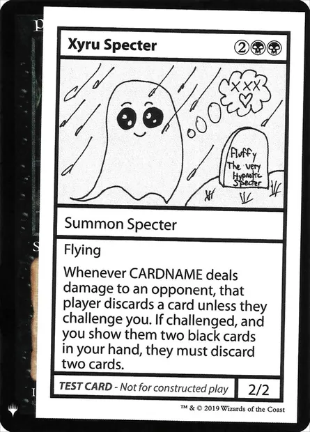 Xyru Specter, carte Magic CMB1 51 — extension Mystery Booster Playtest Cards 2019