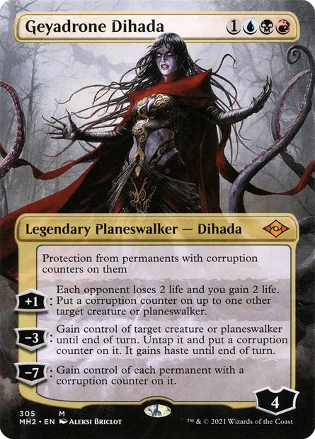 Geyadrone Dihada, Magic card MH2 305 — Modern Horizons 2 set